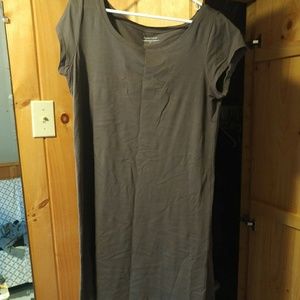 Elieen fisher short sleeved dress size L gray